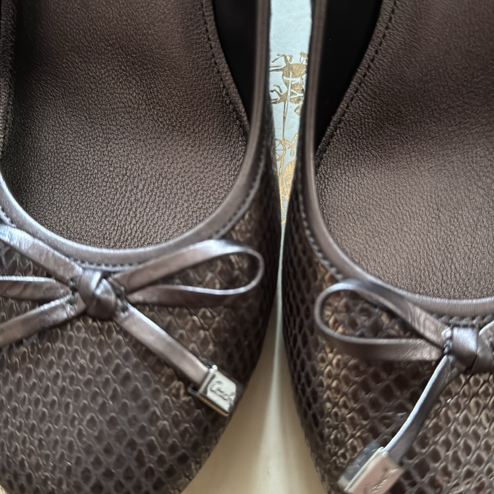 Coach Wedged Heels 3.5 in - Picture 2 of 5